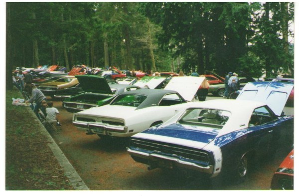 charger meet - whidbey is. mid 1990's b
